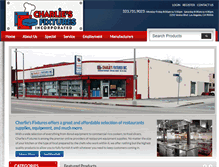 Tablet Screenshot of charliesfixtures.com